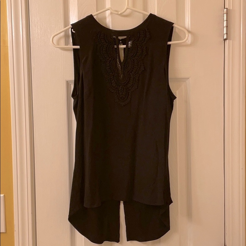 Black sleeveless blouse from Stitch Fix
